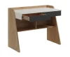 Стол письменный Омега-3 дуб золотистый/антрацит/белый