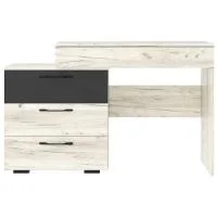 Стол косметический Соната СКС-1200 дуб крафт белый/антрацит Стол косметический Соната СКС-1200 дуб крафт белый/антрацит