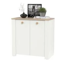 Комод Джастин 16.228.02 белый шагрень/дуб белый Комод Джастин 16.228.02 белый шагрень/дуб белый