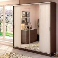 Шкаф-купе Альянс 2,0 венге/дуб белфорт