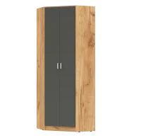 Шкаф угловой Мартина (детская) дуб крафт/графит Шкаф угловой Мартина (детская) дуб крафт/графит