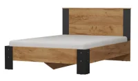 Кровать Ольга-2 дуб золотистый/антрацит Кровать Ольга-2 дуб золотистый/антрацит