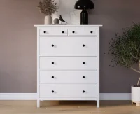 Комод 6 ящиков Кымор белый Комод 6 ящиков Кымор белый