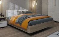 Кровать парящая Копенгаген 160 дуб сонома/белый матовый Кровать парящая Копенгаген 160 дуб сонома/белый матовый