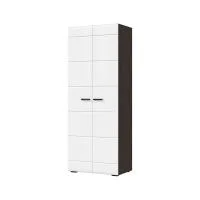 Шкаф 2-х створчатый Либерти ШК-02 венге/белый глянец