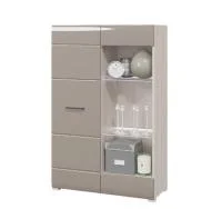 Стеллаж Ненси ясень шимо светлый/капучино Стеллаж Ненси ясень шимо светлый/капучино