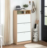 Обувница ТО-3 дуб сонома/белый Обувница ТО-3 дуб сонома/белый