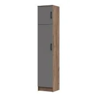 Пенал Машенька ПН-204 дуб крафт табачный/серый графит