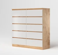 Комод Охта Лайт 1200.10 дуб вотан/белый Комод Охта Лайт 1200.10 дуб вотан/белый