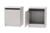 Тумба 1 створка Кэт-1 ясень анкор светлый/графит Тумба 1 створка Кэт-1 ясень анкор светлый/графит