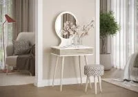 Трюмо 4-25912 белый/дуб крафт серый Трюмо 4-25912 белый/дуб крафт серый