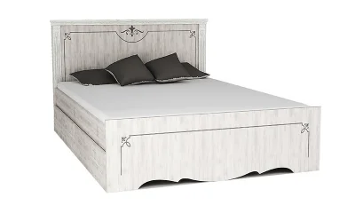 Кровать с ящиками Ольга-1Н 160х200  ясень анкор светлый Кровать с ящиками Ольга-1Н 160х200  ясень анкор светлый