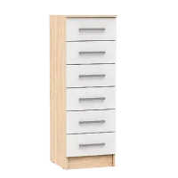 Комод Мартина 400 дуб сонома/белый