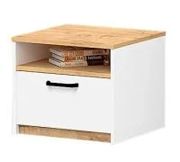 Тумба прикроватная Фокус №10 дуб бунратти/белый Тумба прикроватная Фокус №10 дуб бунратти/белый