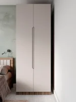 Шкаф Роза 900 орех франклин/бежевый скин тренто