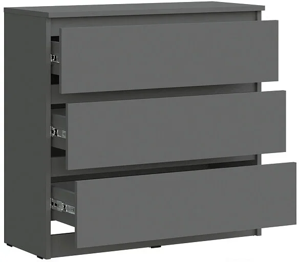 Комод Челси 800 (3 ящика) графит Комод Челси 800 (3 ящика) графит