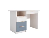 Стол письменный Лавис СТД 1070.1 белый/лазурь софт