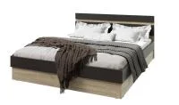 Кровать Ким 1,6 дуб сонома/графит Кровать Ким 1,6 дуб сонома/графит