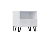 Тумбы прикроватные Оливия белый/белый глянец Тумбы прикроватные Оливия белый/белый глянец