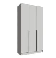 Шкаф Мадрид (1,2) без зеркала белый