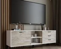 Тумба ТВ Парус-9 белый/дуб юкон