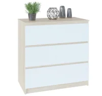 Комод Т-2Р дуб сонома/белый Комод Т-2Р дуб сонома/белый