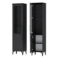 Шкаф Шарм ШК-1 антрацит/рамка