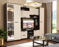 Стенка Александра-10 венге/дуб млечный