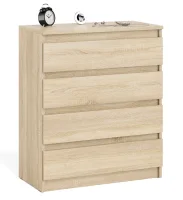 Комод четыре ящика МК 800.4 дуб сонома Комод четыре ящика МК 800.4 дуб сонома