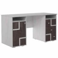 Стол письменный Омега-16 №3 ясень анкор темный/ясень анкор светлый