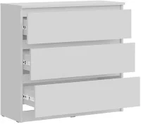 Комод Челси 800 (3 ящика) белый глянец Комод Челси 800 (3 ящика) белый глянец