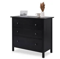 Комод 3 ящика Кымор черный Комод 3 ящика Кымор черный