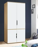 Шкаф для одежды ШК-20 дуб сонома/белый