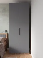 Шкаф Роза 900 орех франклин/графит скин ройс