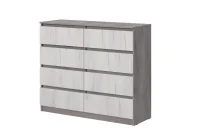 Комод Соната №3 1200 дуб крафт серый/дуб крафт белый Комод Соната №3 1200 дуб крафт серый/дуб крафт белый