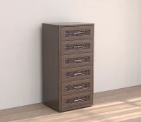 Комод 6 ящиков Кэт-4 венге/caiman темный Комод 6 ящиков Кэт-4 венге/caiman темный