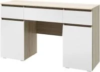 Туалетный стол Ким дуб сонома/белый глянец Туалетный стол Ким дуб сонома/белый глянец