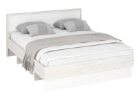 Кровать Дублин КР-160 дуб крафт белый/белый Кровать Дублин КР-160 дуб крафт белый/белый