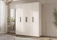 Шкаф 4-х створчатый Флэш 1800 кашемир