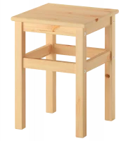 Табурет прямая нога массив (для покраски)