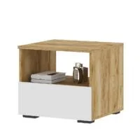 Тумба прикроватная Хелен ТБ-01 дуб крафт золотой/белый Тумба прикроватная Хелен ТБ-01 дуб крафт золотой/белый