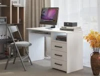 Стол компьютерный Лик-5 (СП-3) белый