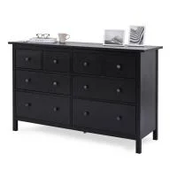 Комод 8 ящиков Кымор черный Комод 8 ящиков Кымор черный