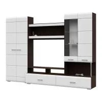 Гостиная Вегас-1 венге/белый глянец