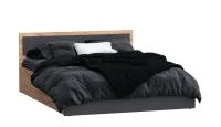 Кровать Мартина 1,6 дуб крафт/графит Кровать Мартина 1,6 дуб крафт/графит