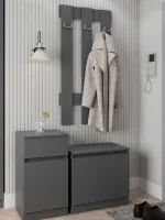 Прихожая Мори вариант 2 графит Прихожая Мори вариант 2 графит