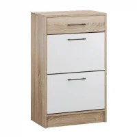 Обувница Денвер дуб сонома/белый Обувница Денвер дуб сонома/белый