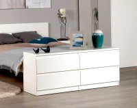 Тумба Кастор 4 ящика белый