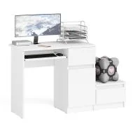 Комплект Мори Стол компьютерный МС-1 правый + Тумба ТПМ 400.1 белый