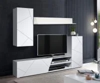 Стенка Прага-6 белый/софт белый